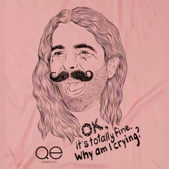 🏳️‍🌈 NWT! QE Jonathan Van Ness Statement Tshirt - Picture 2 of 13